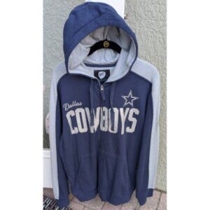 Men's Hands High Dallas Cowboys Zip-Up Hoodie Sz M NEW